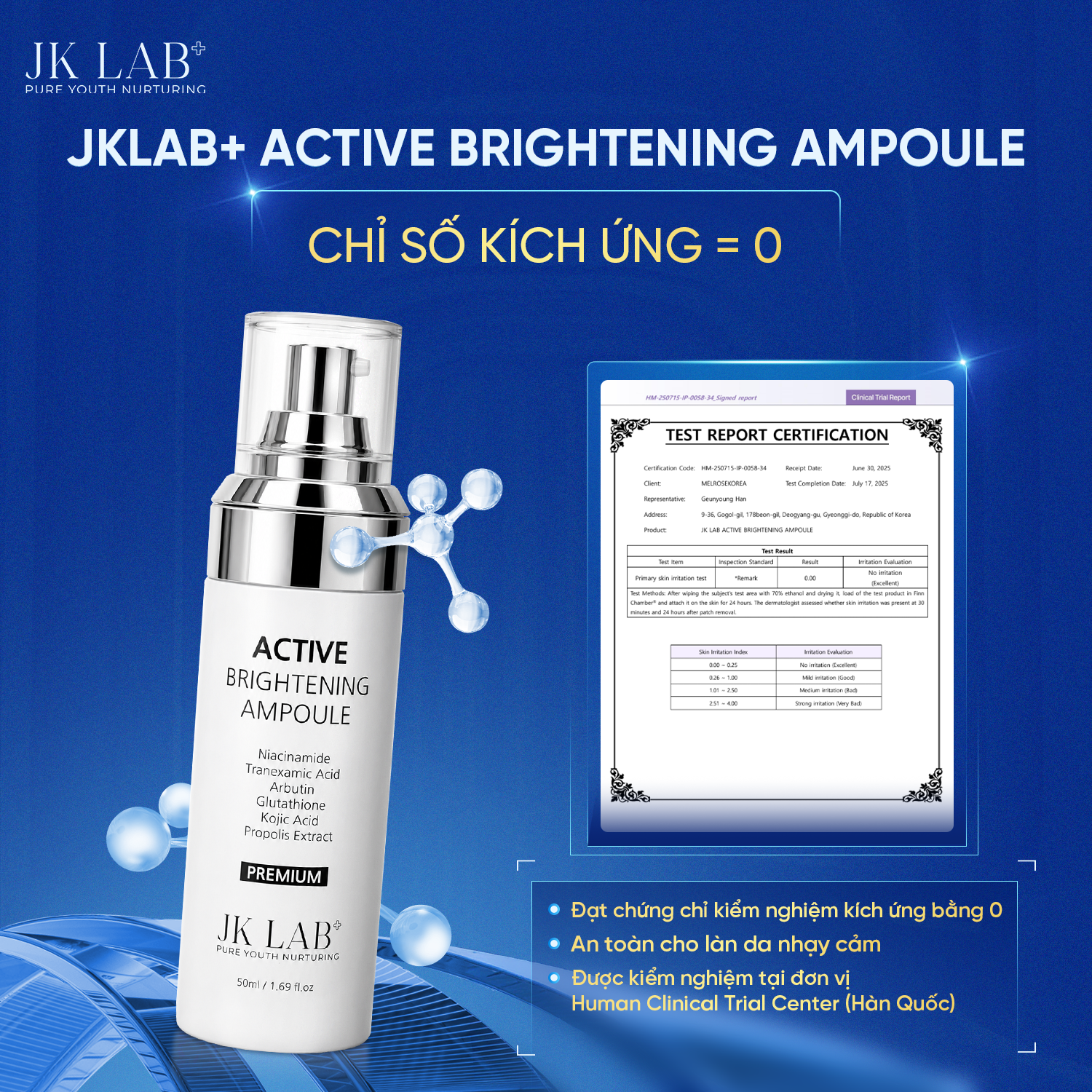 TINH CHẤT JKLAB ACTIVE BRIGHTENING AMPOULE - Ảnh 6